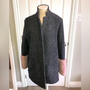 Marisa & Marie Gray and Pink Women's Coat